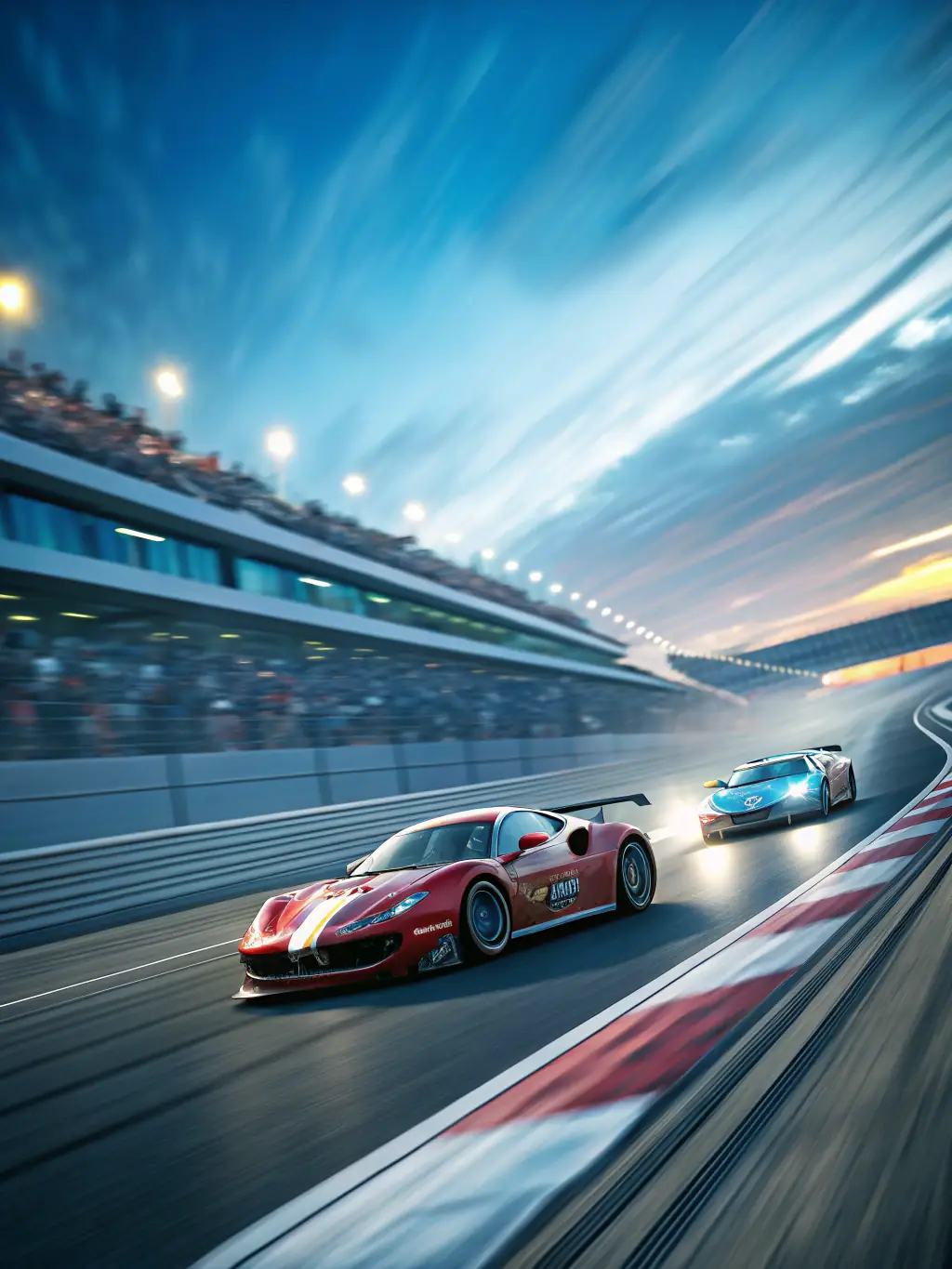 A vintage race car speeding around a track, showcasing the thrill and excitement of competitive racing events organized by ECURIE AUTOMOBILE PAYS D'AUGE.